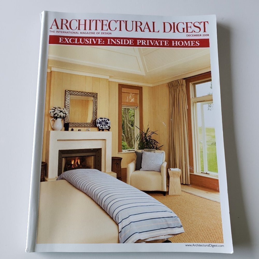 Architectural Digest December 2008 Inside Private Homes
